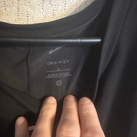 Nike One PLUS SIZE Women’s Dri-FIT Luxe Tank Top: BLACK:  NWT: SZ 3X - Picture 6 of 6